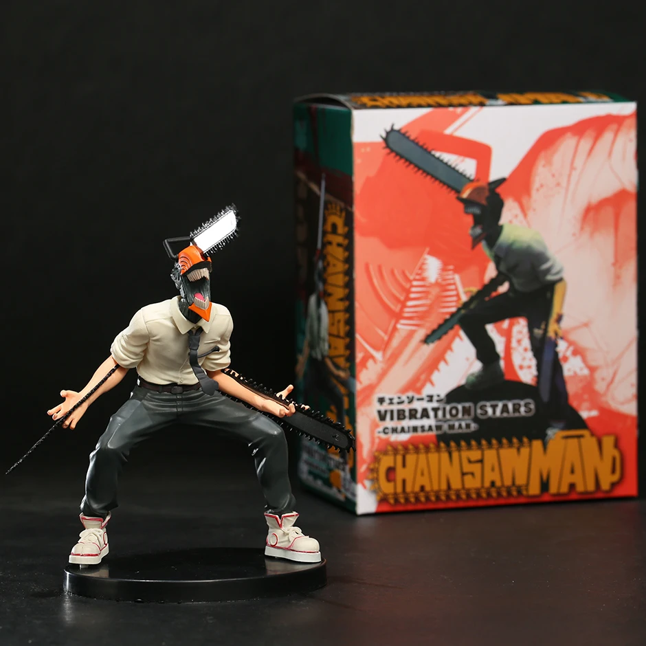 

17 см Мужчины бензопилы Denji ПВХ Модель Куклы фигурка аниме персонаж подарок игрушка