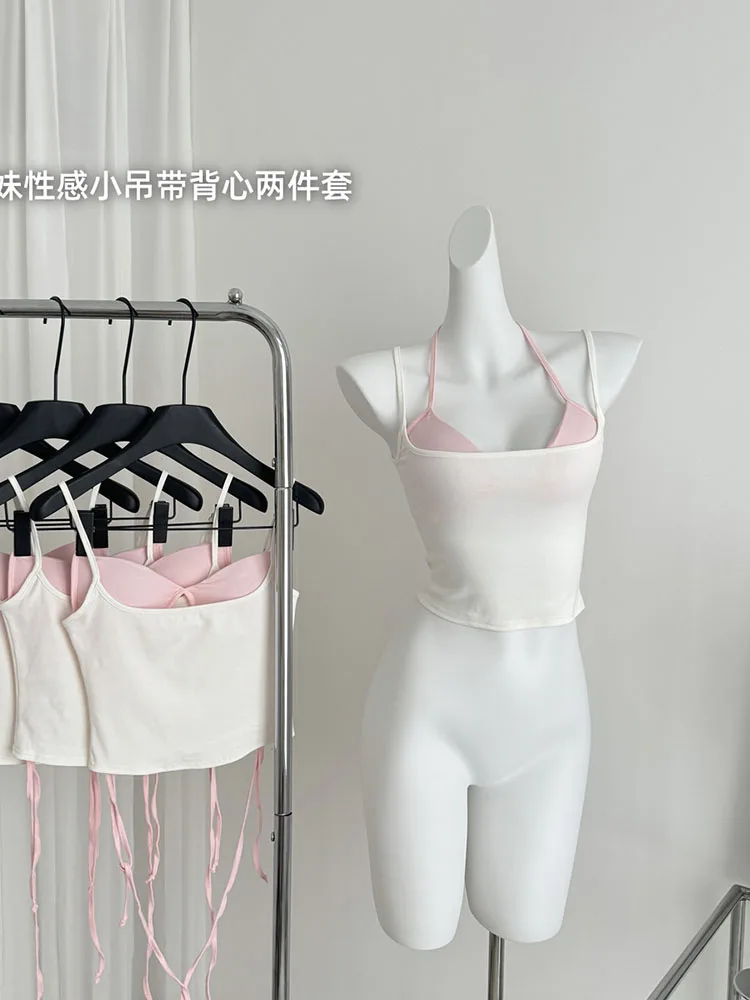 Модные сексуальные комплекты Gyaru из двух предметов женские футболки новый дизайн