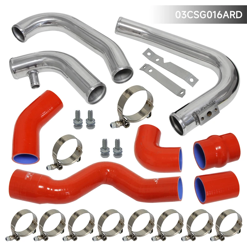 

Intercooler Piping Kit Aluminum Pipes Fit For Audi A4 B6 Quattro 1.8T Turbo 2002-2006 Hose Color Black / Blue / Red