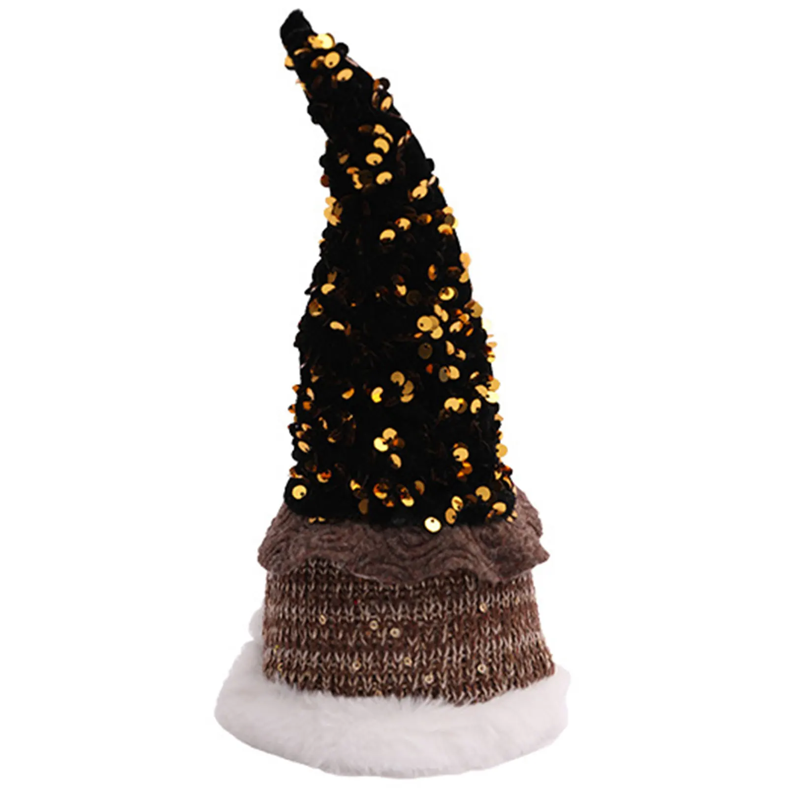 

Halloween Gnomes Home Decoration Trick Treat Sequins Hat Swedish Gnomes with Light for Table Home Decor