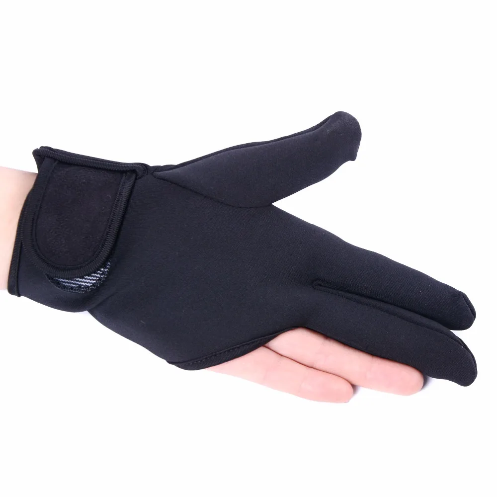 

Black Heat Resistant Hairdressing Three Fingers Glove Hair Straightener Curling Hairdressing 3 Finger Gloves Hair Styling Tools