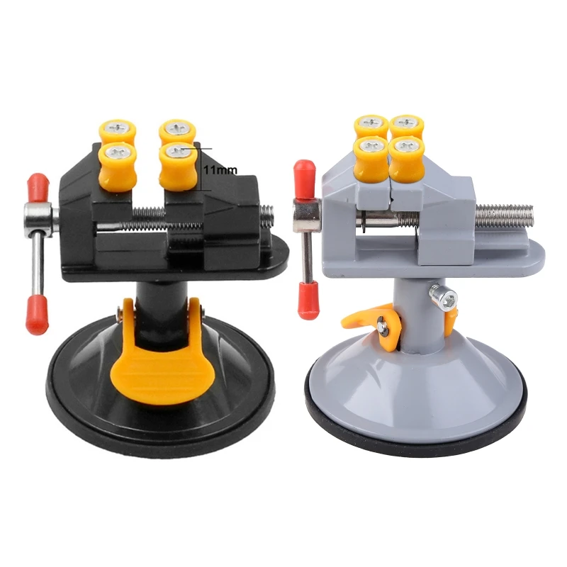

Professional Small Table for BENCH Vise 360 ° Rotatable Grinder Rotary Hand Drill Suction Cup Fixed Frame Lightweight Vi