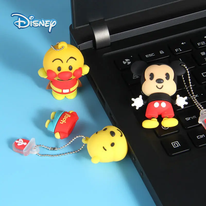 

Disney Mickey Cartoon OTG USB Flash Drive 8 16 32 64G 128GB Pen Drive Computer High Speed Student U Disk Kawaii Pendrive Gift