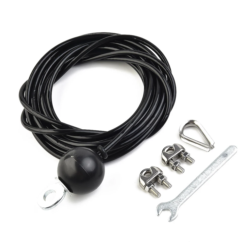 

2.5M Adjustable Gym Cable Wire Rope Heavy Duty Steel Replacement Parts For Home Gym DIY Fitness Equipment