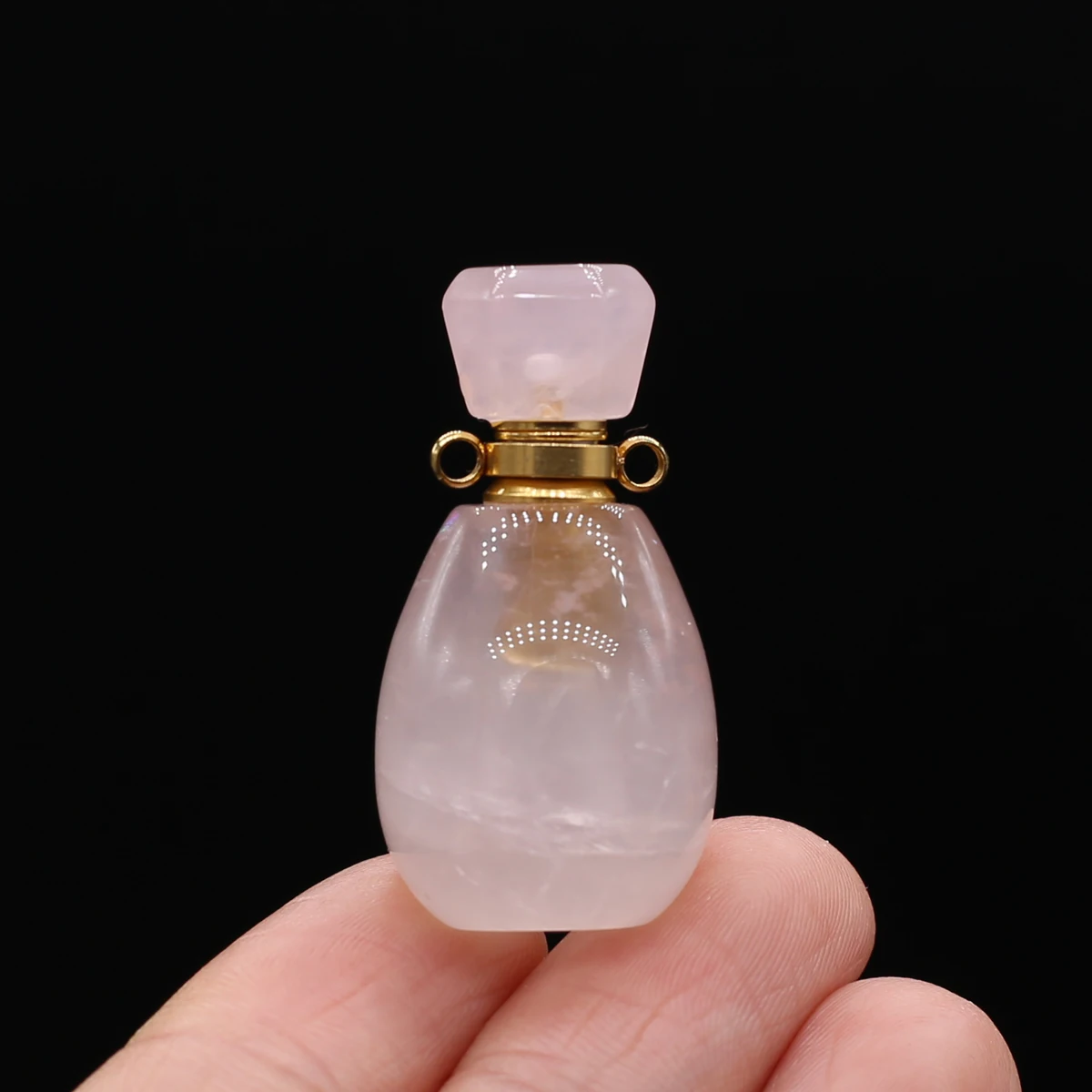

Натуральный камень, розовый кристалл, роза, кварц, раньше, Женские Подвески для изготовления ювелирных изделий, ожерелье «сделай сам», аксес...