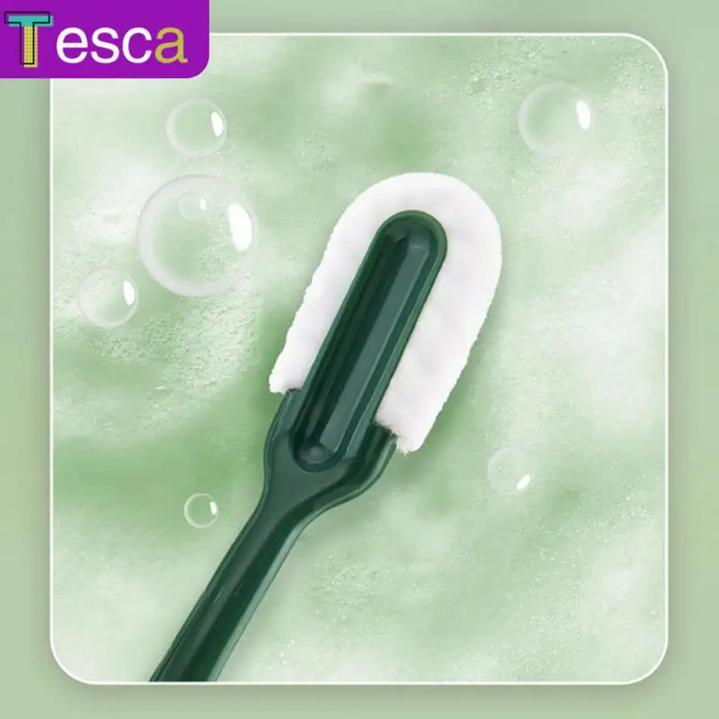 

White/green Double-head Cleaning Brush 28x5cm Cup Brush Kettle Bottle Brush Washing Cleaner Cup Accessories Pp Non-dead Angle