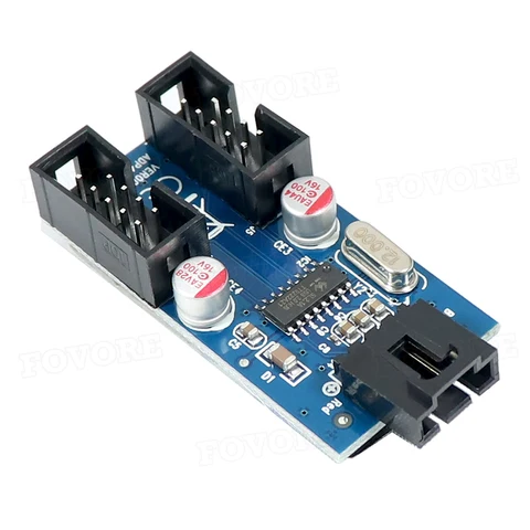 FOVORE USB разветвитель 9-контактный 1-2