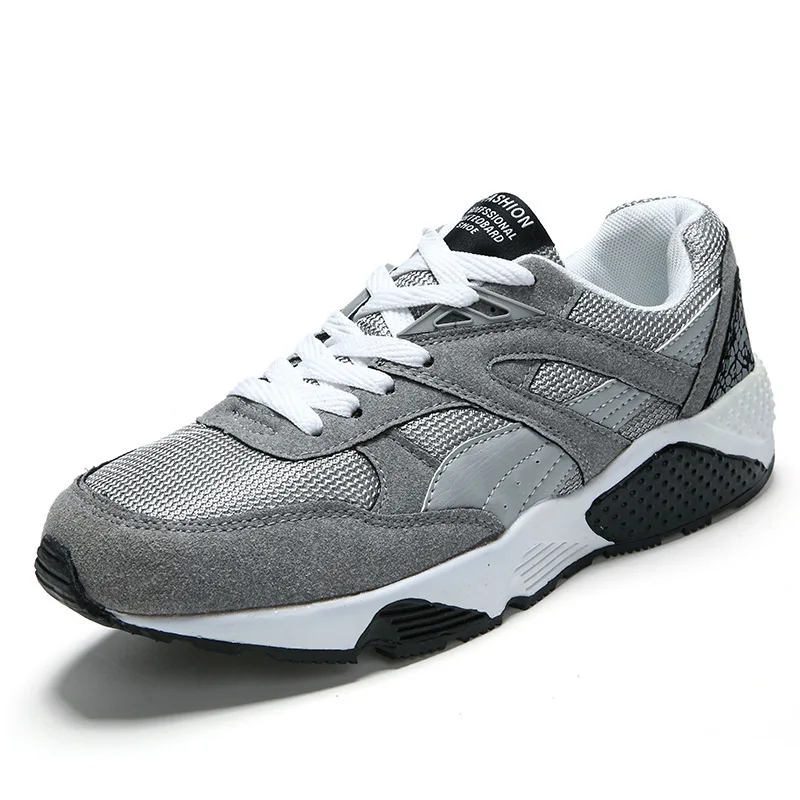 

2022 New Men Shock Absorption Running Shoes Mesh Breathable Casual Shoes Comfortable Lightweight Outdoor Travel Shoes
