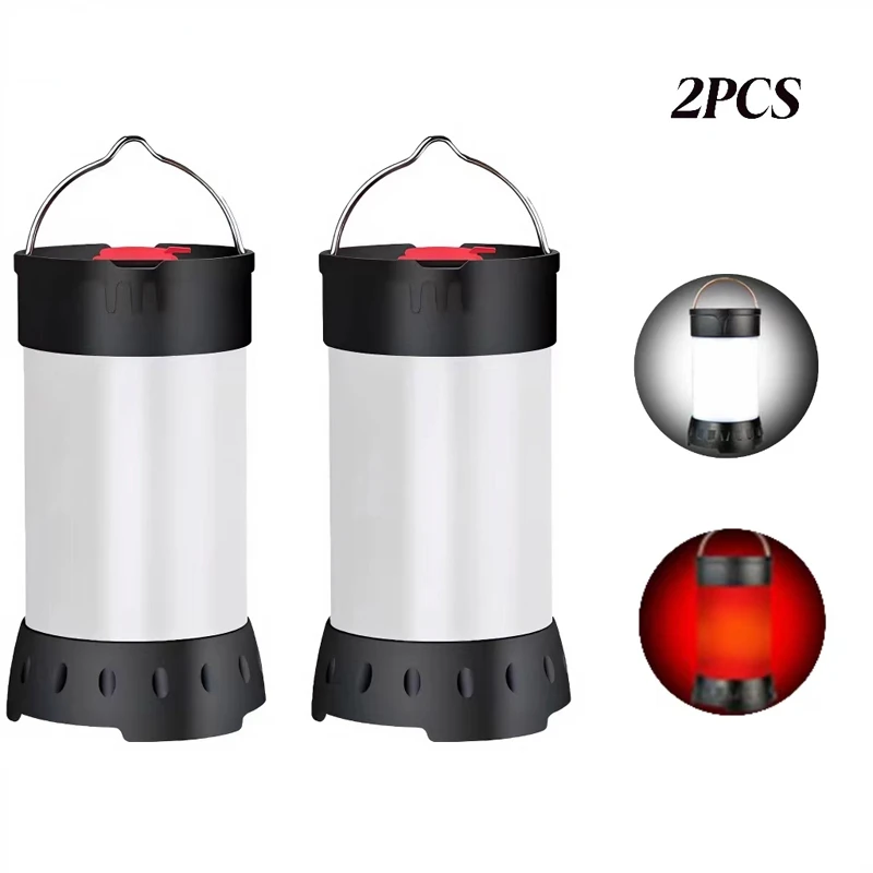 

Портативный фонарик IWP белый-красный 5 режимов