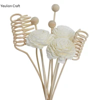 yeulioncraft 9pcslot flower aromatherapy rattan no fire aroma diffuser sticks home living room aromatic incense supplies