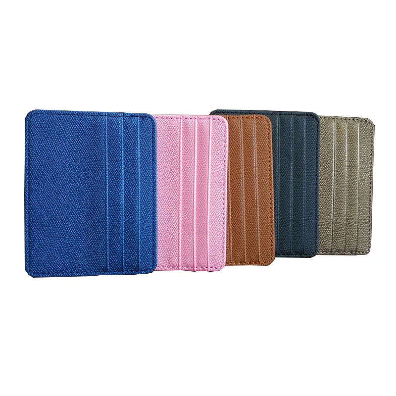 New Unisex Red Card Holder Slim Bank Credit ID Cards Coin Pouch Case Bag Wallets Organizer Women Men Thin Business Small Wallet