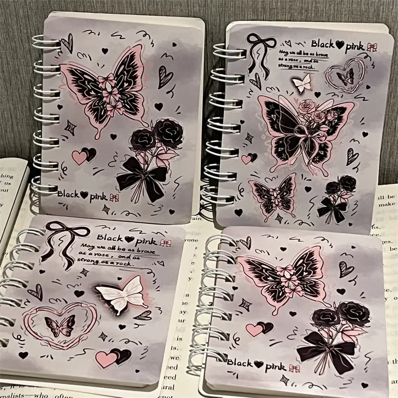 

Мини-блокнот А7 розовый