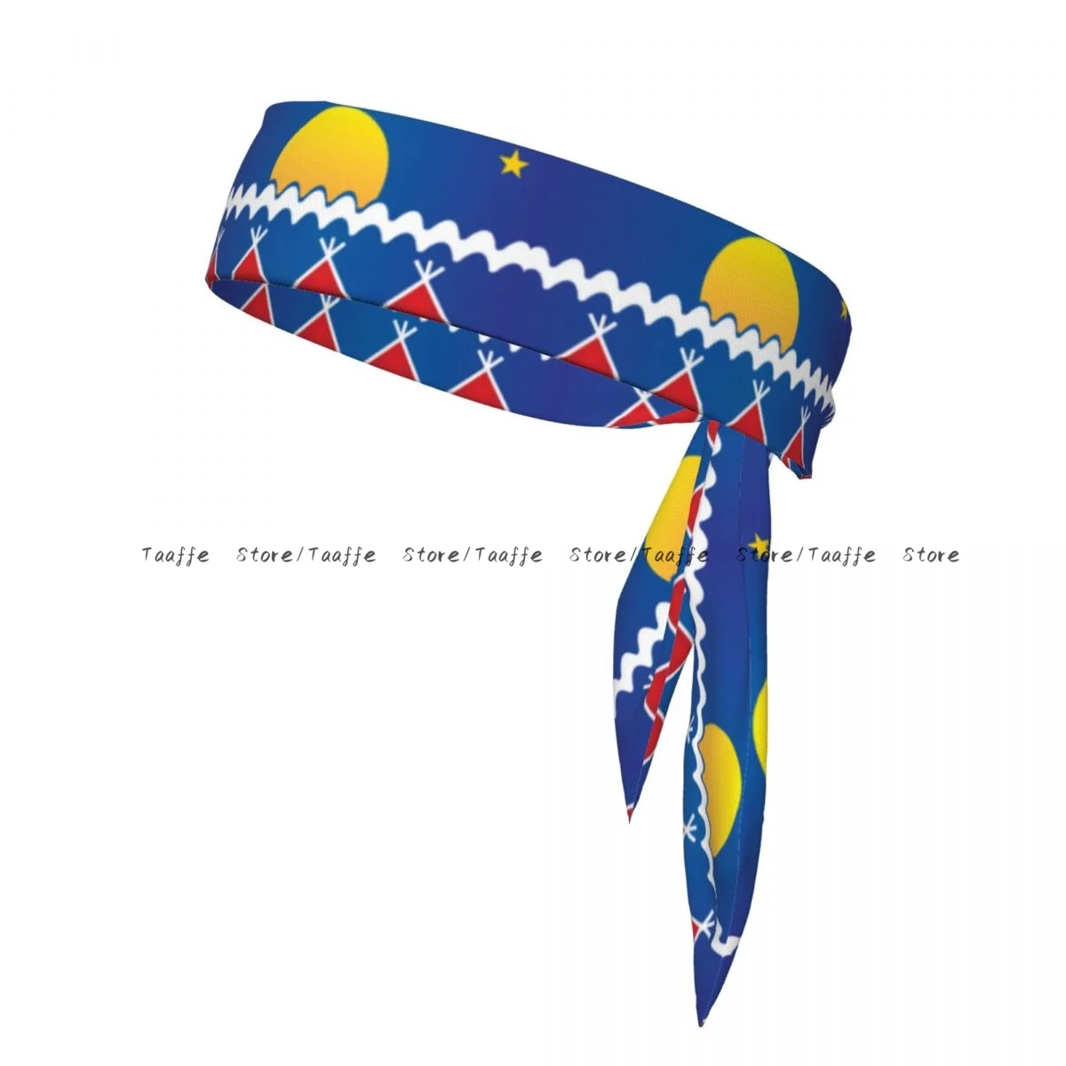 Спортивная повязка на голову с флагом людей Tlicho спортивная бандана впитывающая