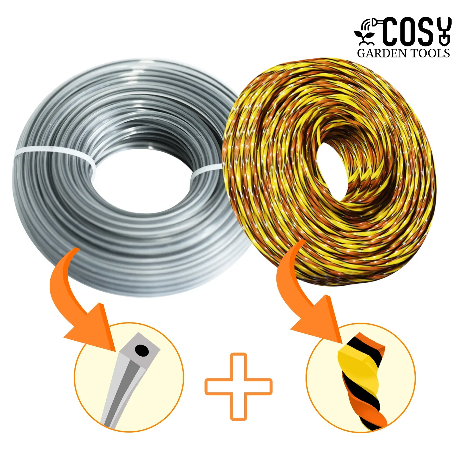 

Лента для триммера COSY GARDEN TOOLS 2.4/2.7/3/4 мм