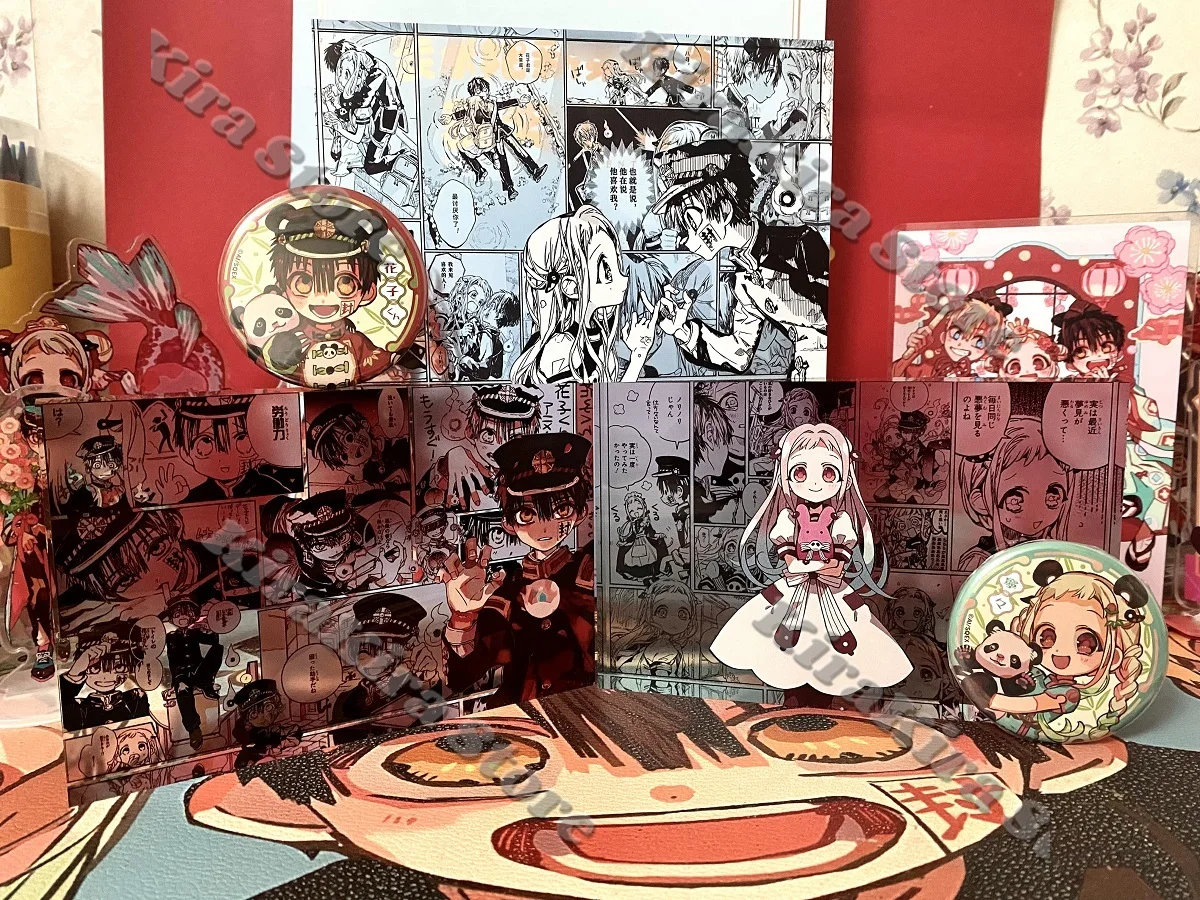 Юги Амане акриловый кирпич в унитазе Ханако-кун аниме прозрачная карта Мицуба