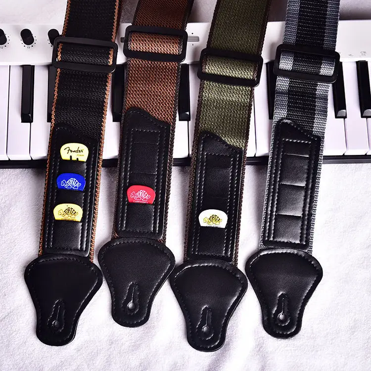 

[Guitar Strap] Steel-String Acoustic Guitar Pick Strap Electric Guitar Ukri Strap Men'S And Women'S Oblique Strap