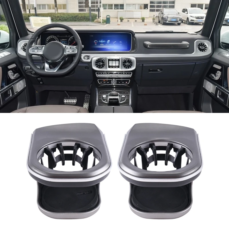 

Car Built-In Fixed Cup Holder For Mercedes-Benz W464 G500 G63 G350 G550 Car Interior Style Left