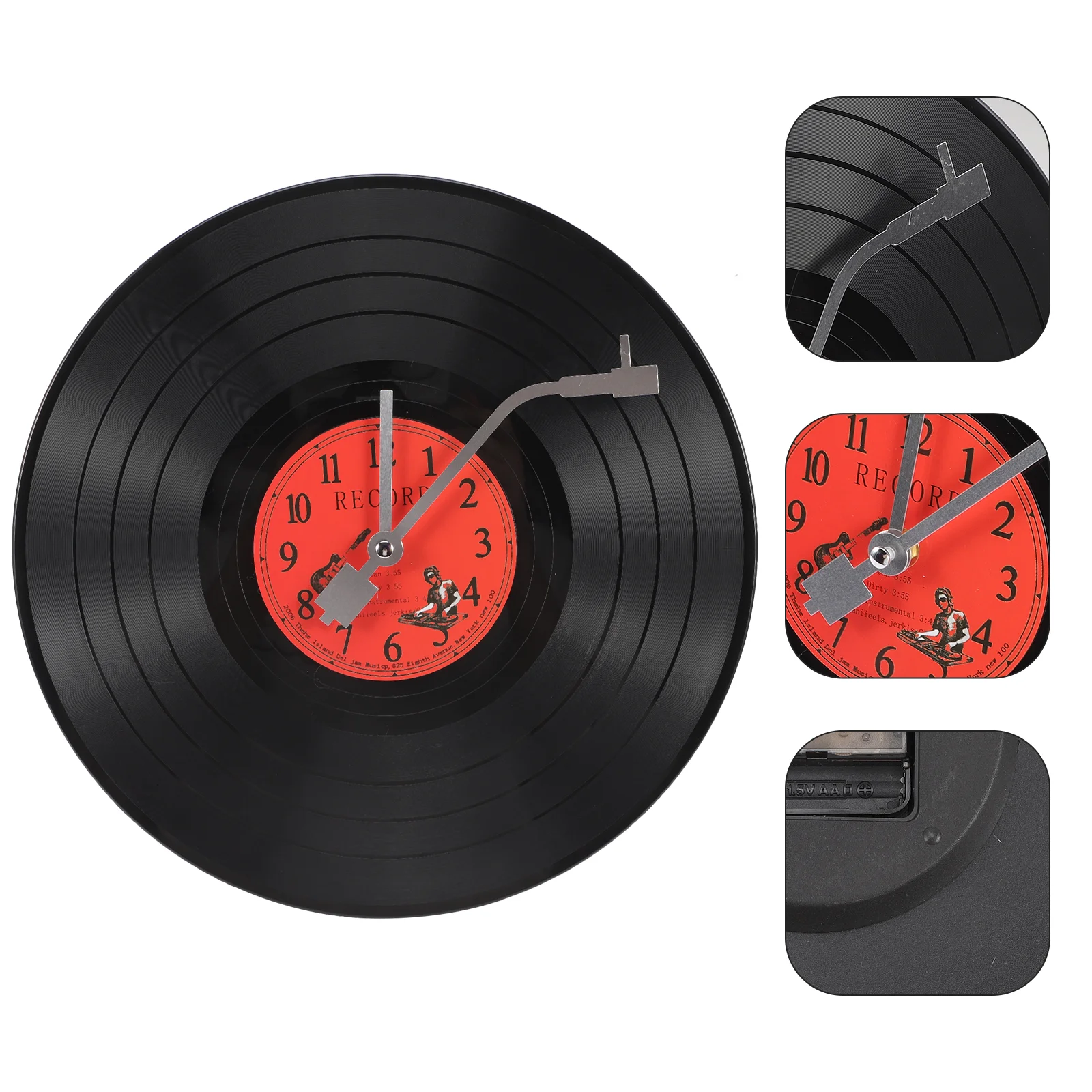 

Creative Vinyl Record Shape Wall Clock Decorative Indoors Wall Clock Home Decor