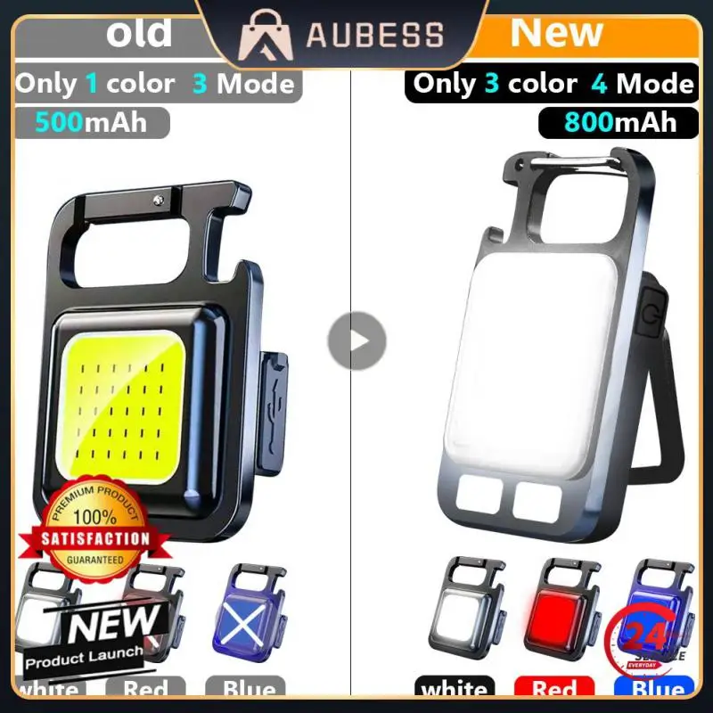 

Portable Small Lights Multifuction Work Light Usb Rechargeable Pocket Keychains Mini Led Flashlight Hot Hiking Newest 2023