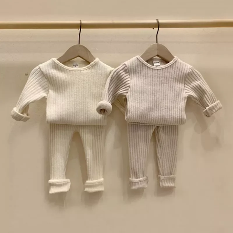 

Winter Autumn Baby Clothing For 0-5Y Baby Girl Boy Clothes Warm Sweater +Pants Kids Outfits Children Pajamas Baby Girl Clothes