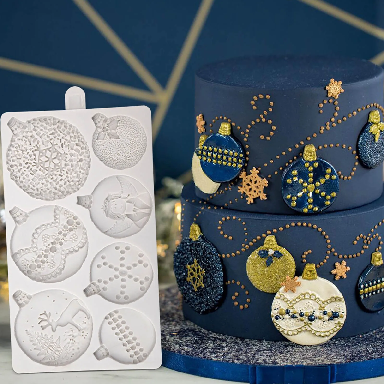 

Christmas Collection Fondant Cake Mould Chocolate Mould Cake Decoration Silicone Mould Chocolate Mould Silicone Circle