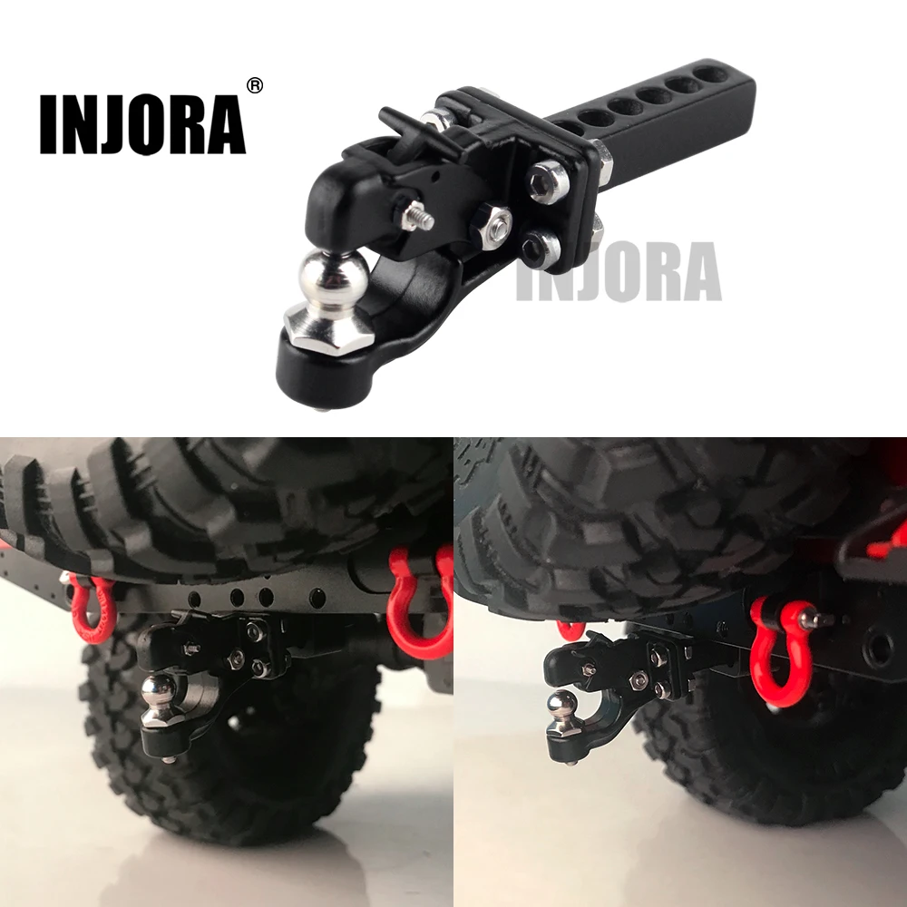 

INJORA металлический прицеп буксировочный крюк для 1/10 RC Гусеничный TRX4 TRX-6 осевой SCX10 90046 Redcat обновленные детали