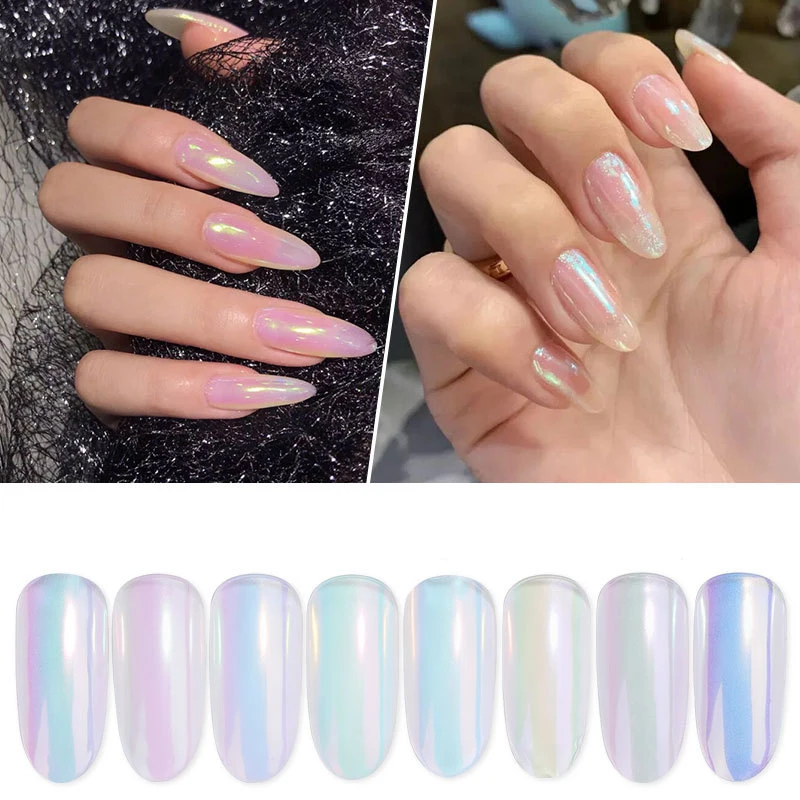 

Neon Colorful Nail Art Nail Decoration Nail Glitter Powder Kawaii Korean Style Sugar Sand Nail Supplies For Professionals
