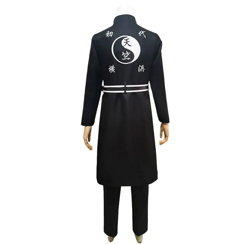 

Black Coat Pants Embroidery Uniform Anime Tokyo Revengers Cosplay Costume For Women Men Performance Suit Halloween Party Outfit