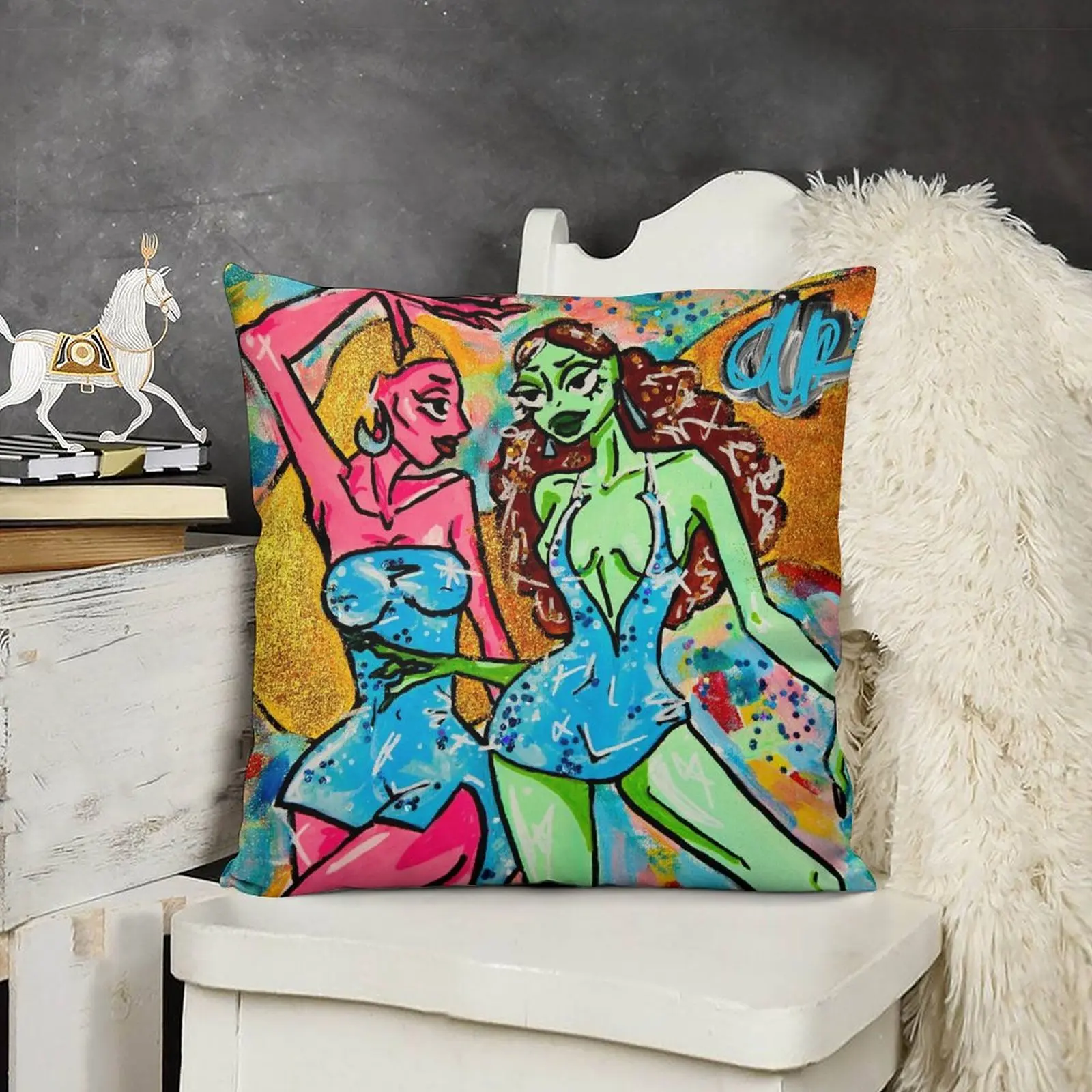 GURLZ N!IGHT 0UT декоративная подушка детские рождественские украшения 2025