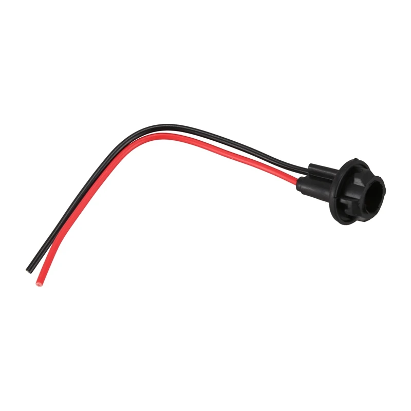 Фото 100X T10 W5W 168 194 патрон лампы гнездо под стекло патрон лампы DIY, черный №2