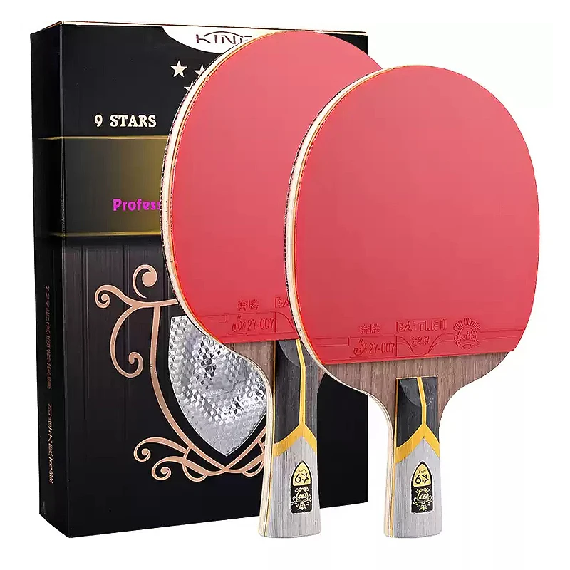 729 Friendship Ping Pong Racket Professional King 9 Star Table Tennis Racket Paddle with ALC Blade ITTF Rubbers
