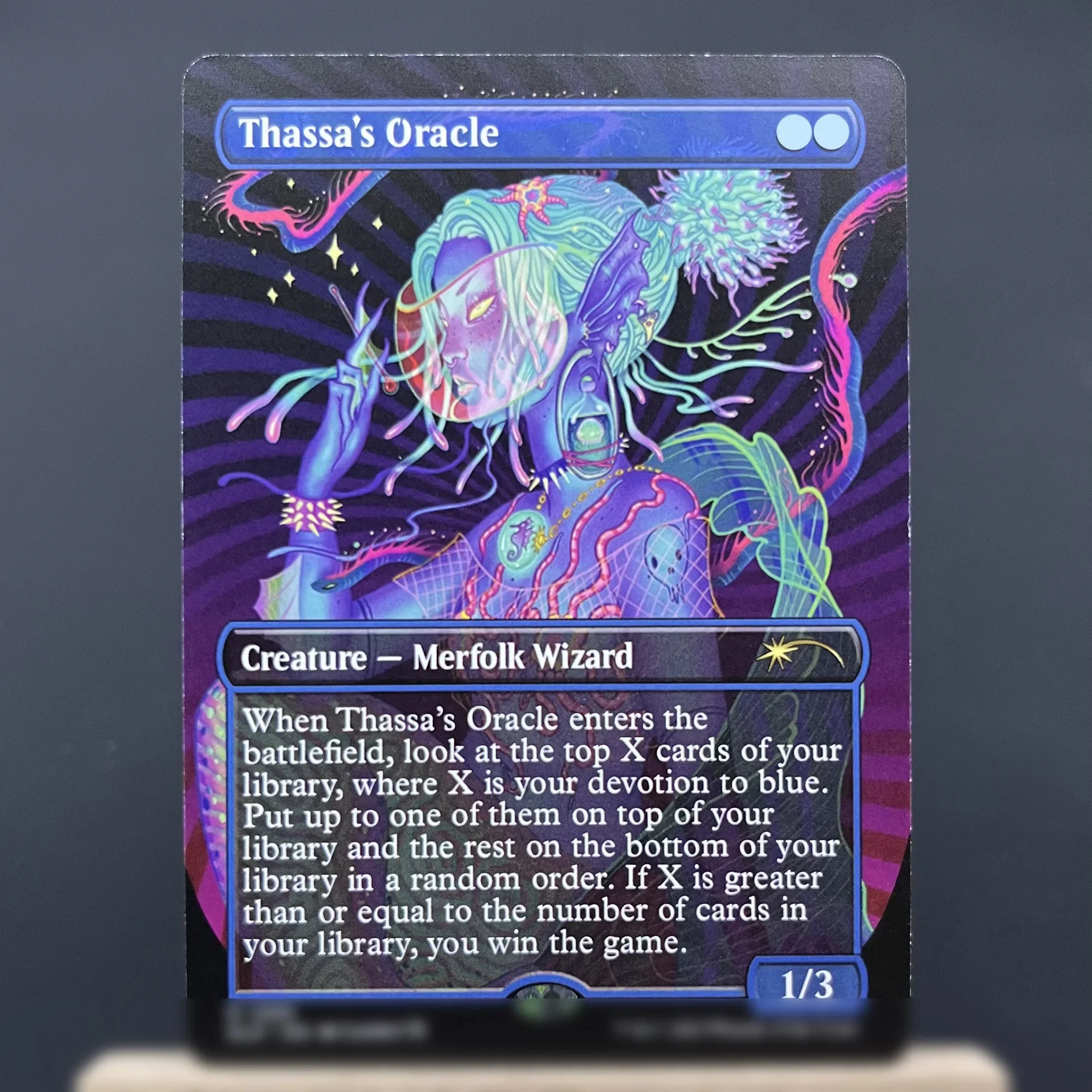 SLD HOLO2-I01 Tcg прокси-карты волшебный Lord of the Pit Th!) Oracle Dark Ritual Phyrexian Tower Mental Misstep
