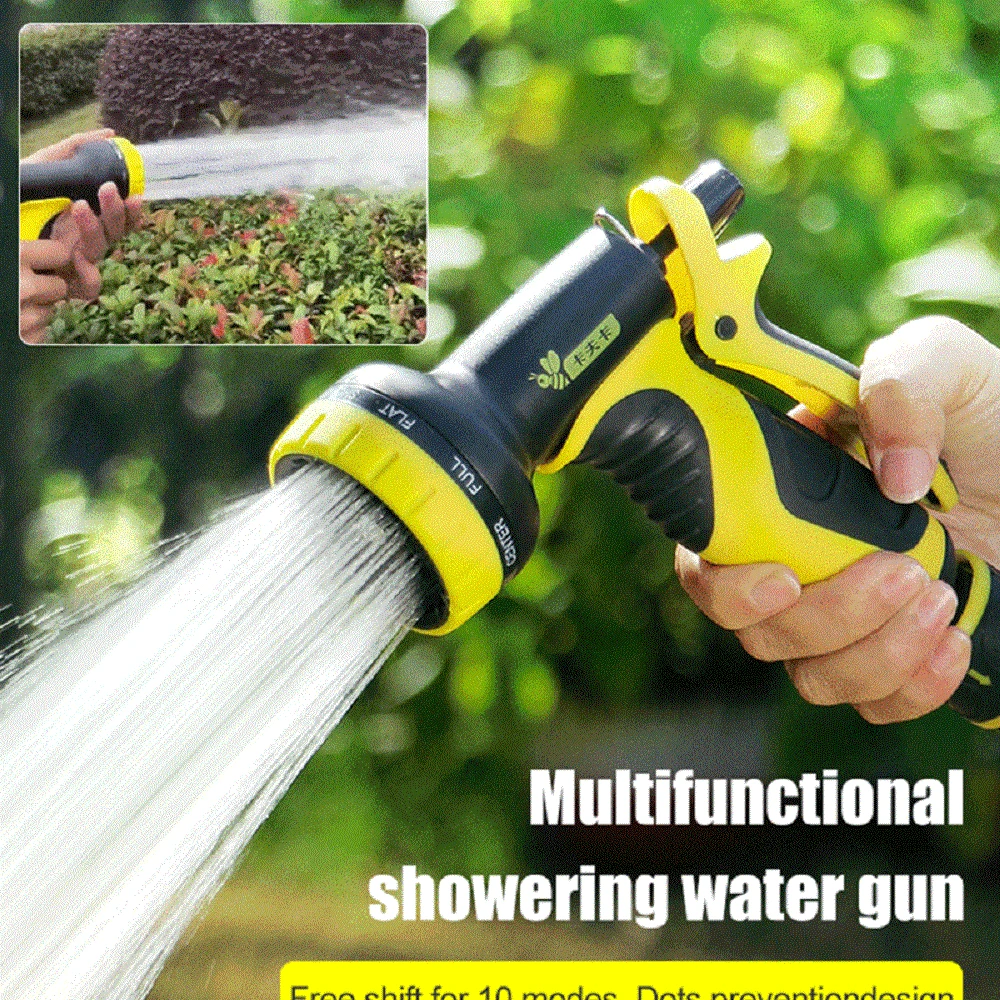 

Multifunctional Garden Water Gun Nozzle Shower Spray Lawn Watering Home Car Wash Watering Water Gun Automobiles Cleaning Tool