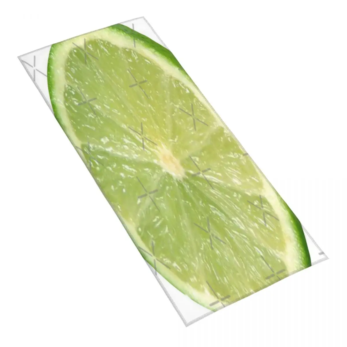 

Green Lime Towel Skin-friendly Fabric Beach Souvenir Gift