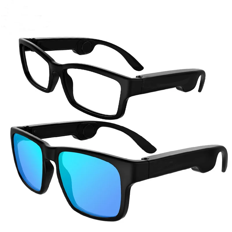

For xiaomi huawei Bluetooth Smart Glasses Audio Bone Conduction Call Sport Stereo Sunglasses Headsets Music HD Sound Smart