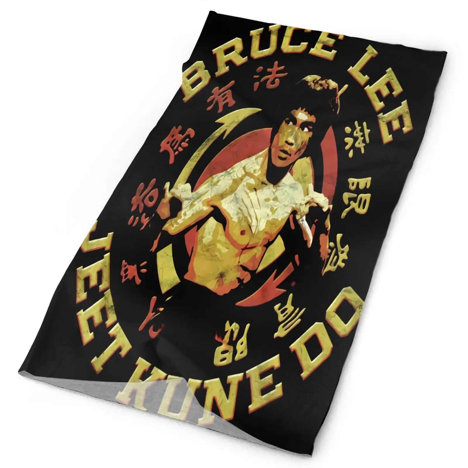 

Брюс Ли Jeet Kune Do Kung Мужская бандана шарф для женщин мужчин бандана зимние женские шарфы