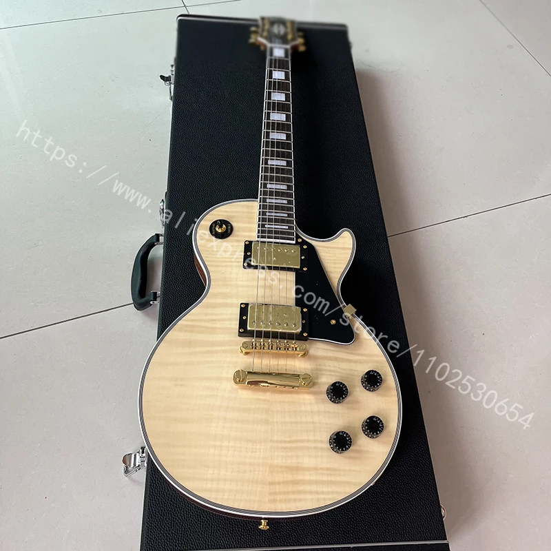 

Classic LP electric guitar, professional quality assurance, made of solid wood, shipped free of shipping fees.