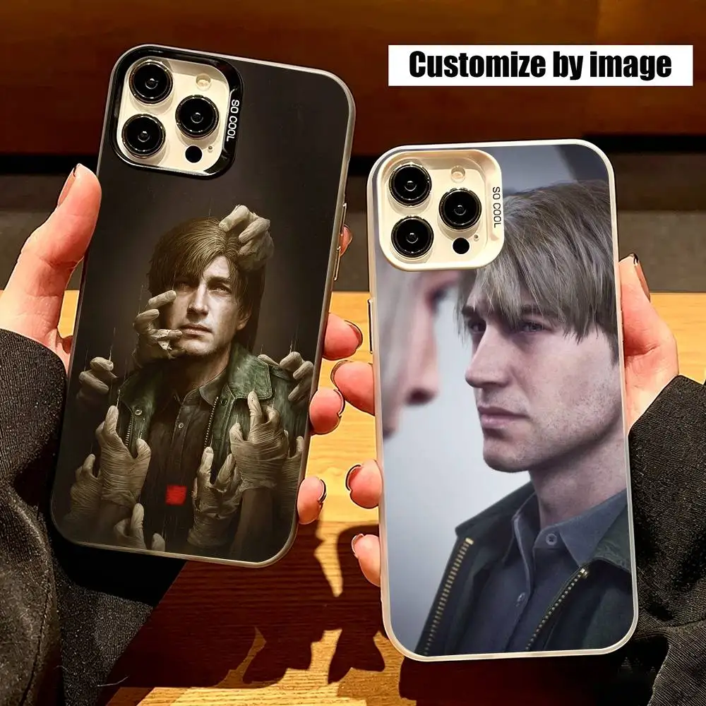 Фото Чехол для телефона Silent Hill James Sunderland Game для iPhone 17, 16, 15, 14, 13, 12, 11 Plus, Pro Max, XS, цветной серебристый чехол-футляр №1