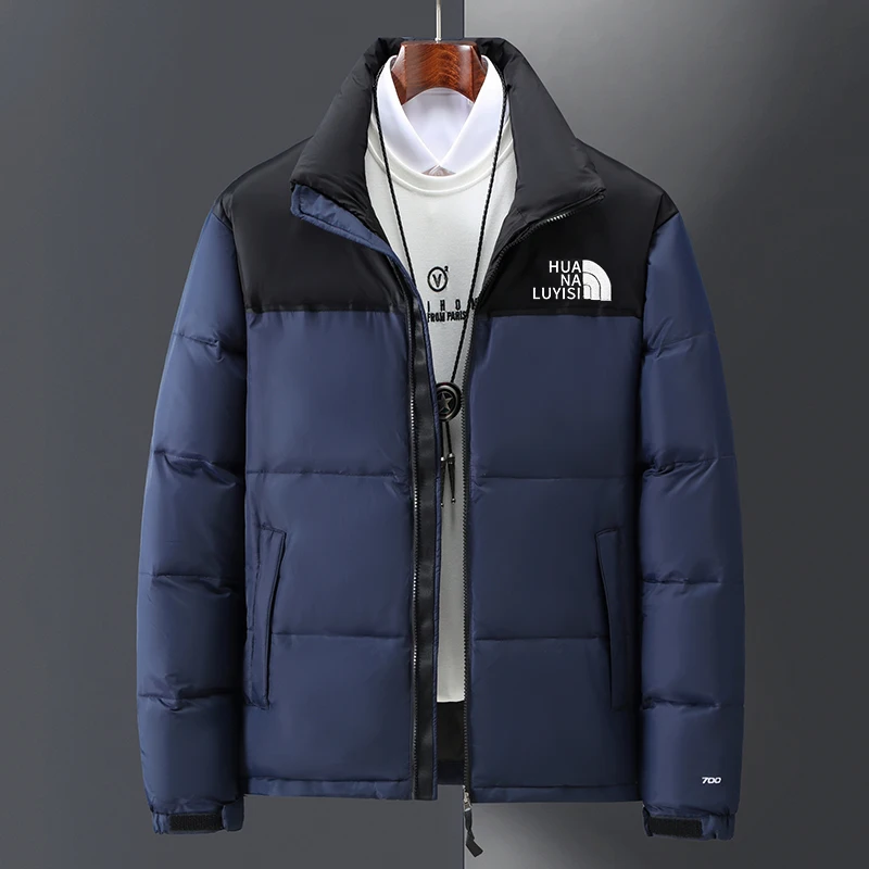 Down jacket men's short 2022 new fashion brand autumn and winter coat Korean fashion handsome jacket