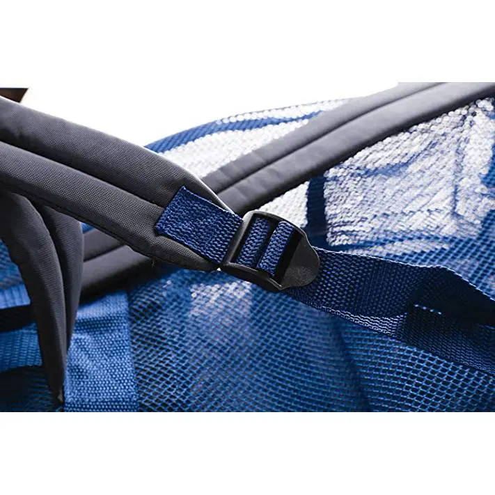 clear mesh backpack for kids men & women by bravo - large school & travel bag - stylish transparent see through design - comfort