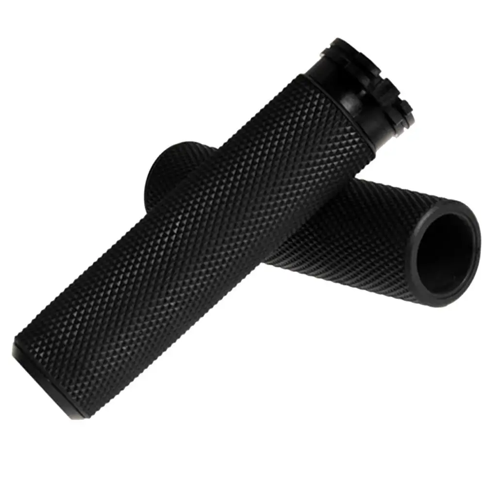 

Black 1Inch Motorcycle Handle Bar Hand Grips For Harley XL883 1200 X48