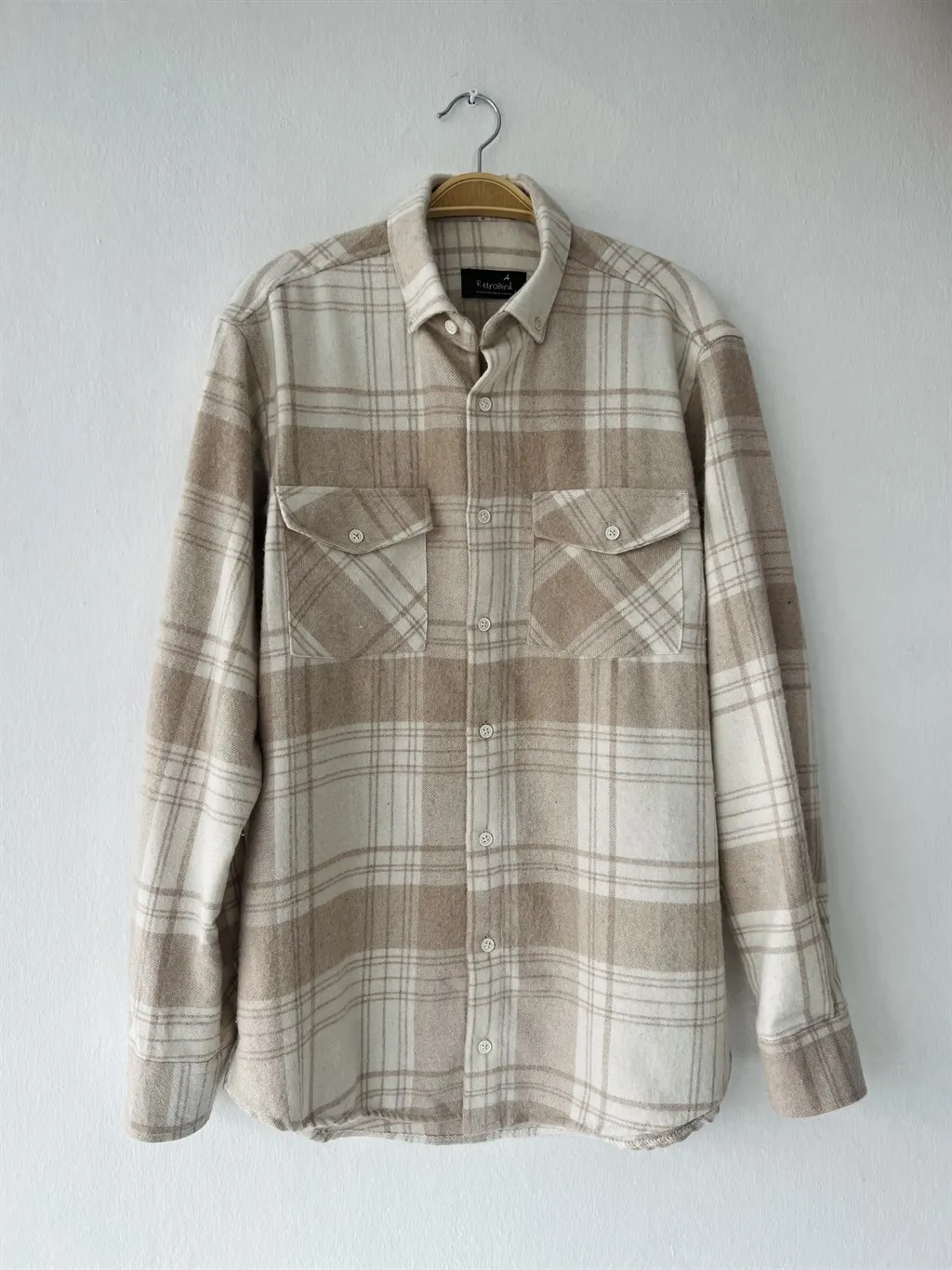 

Retrobird Lumberjack Men's Shirts Sand Color
