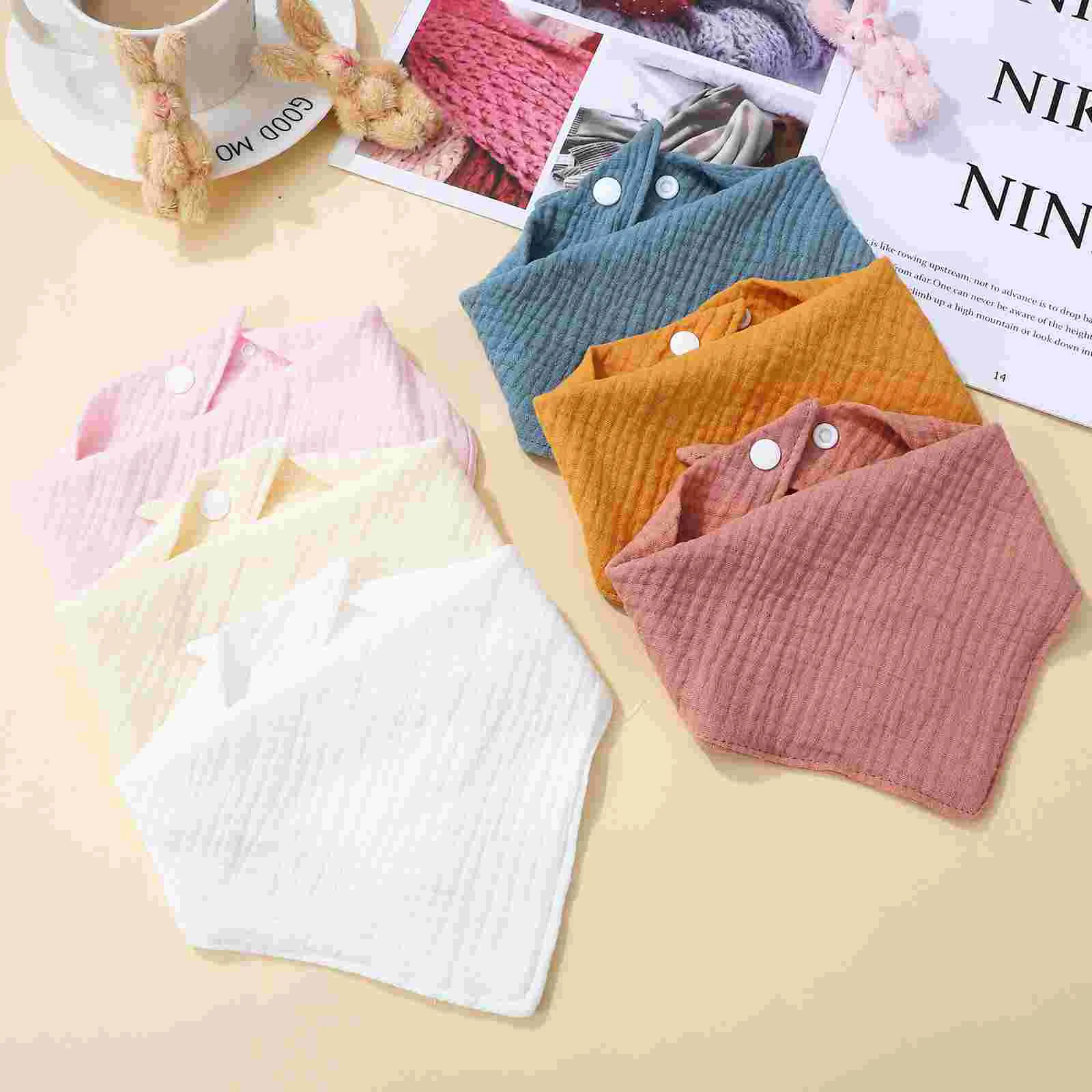 

Baby Protection Cloth Newborn Bandanas Baby Bibss 6-12 Months Triangle Wearing Cotton