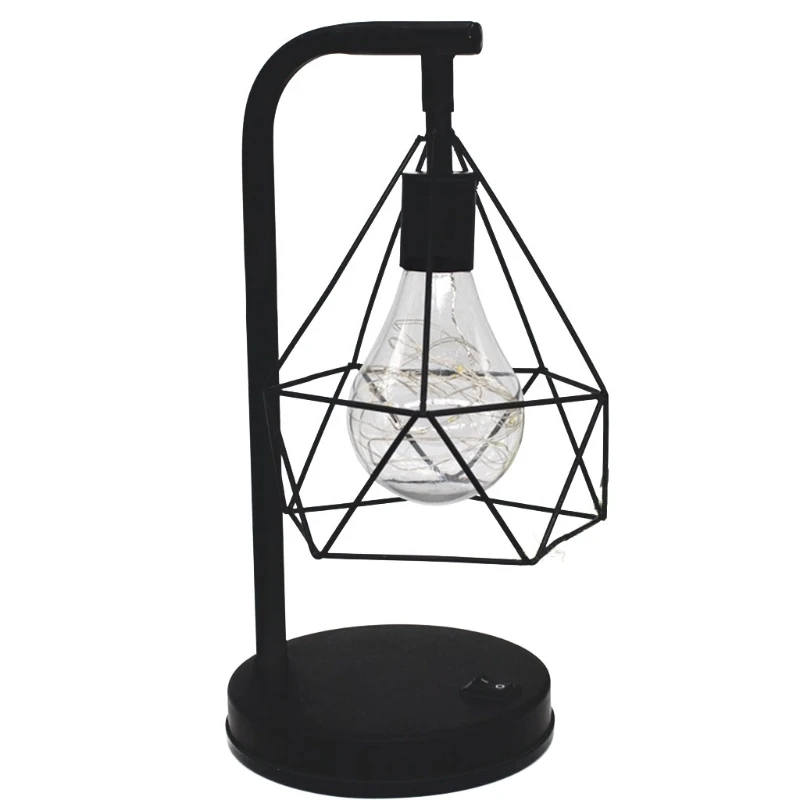 

Black Vintage Edison Desk Ligh Romantic Chandelier Lamps