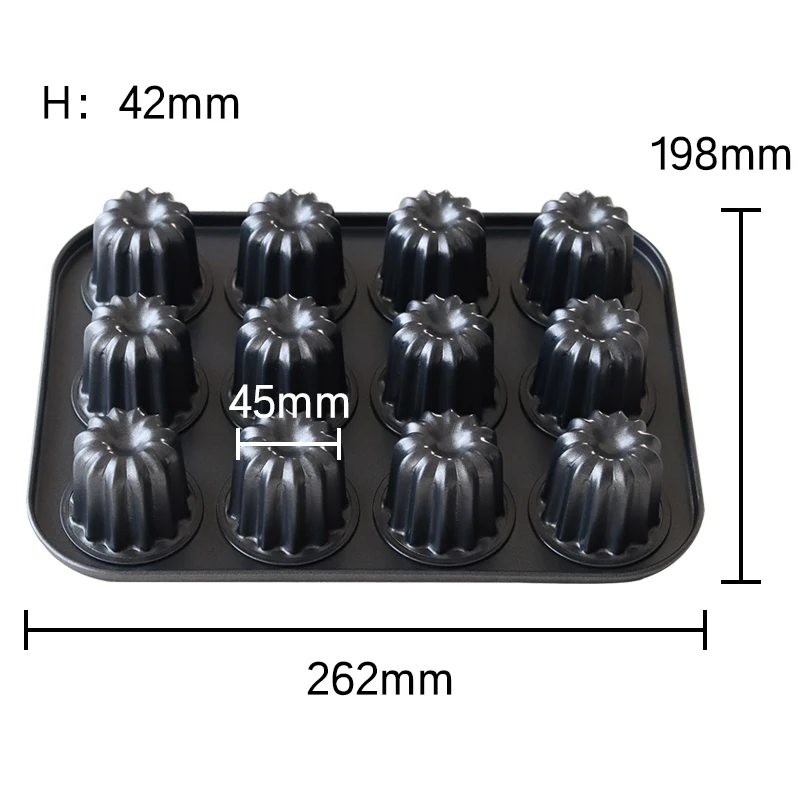 

Формы для канале Cannele из углеродистой стали