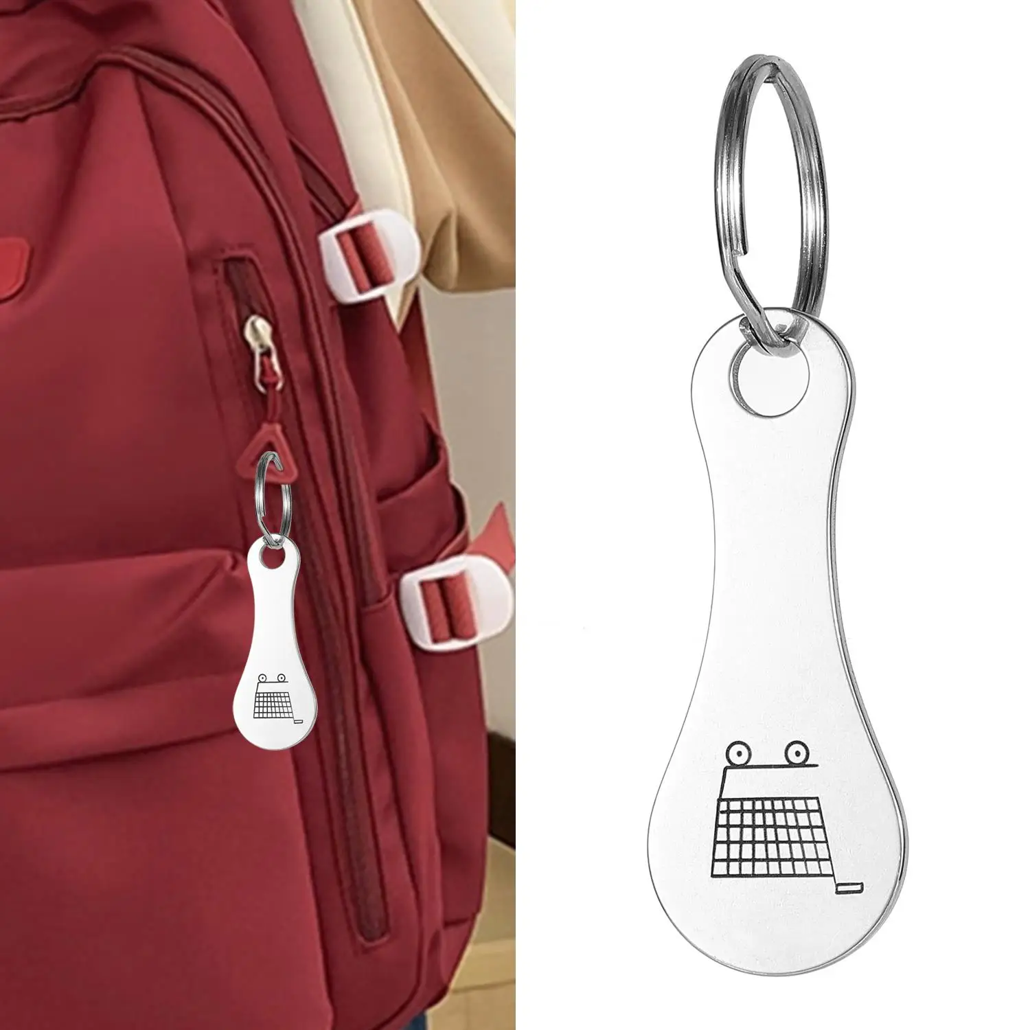 Металлическая корзина для покупок жетоны тележка жетон брелок декоративный