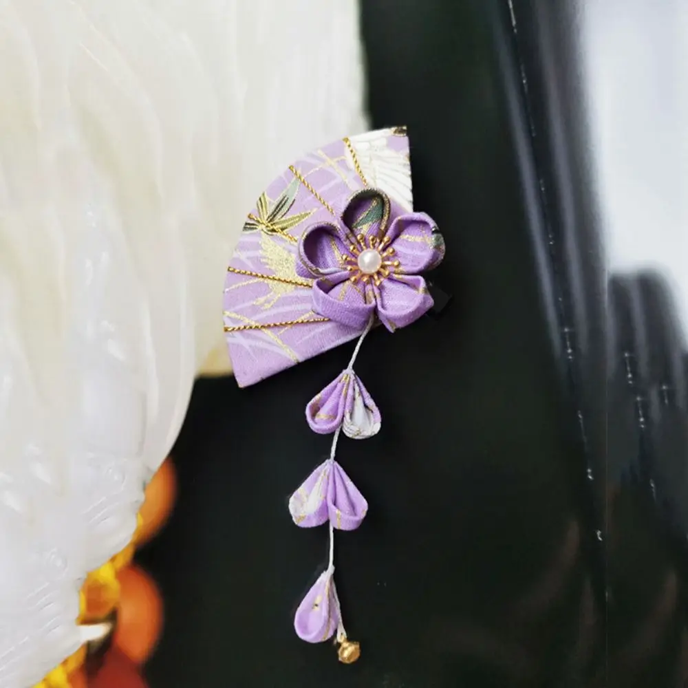 Универсальное кимоно-колокольчик заколка для волос Сакура цветок сакуры