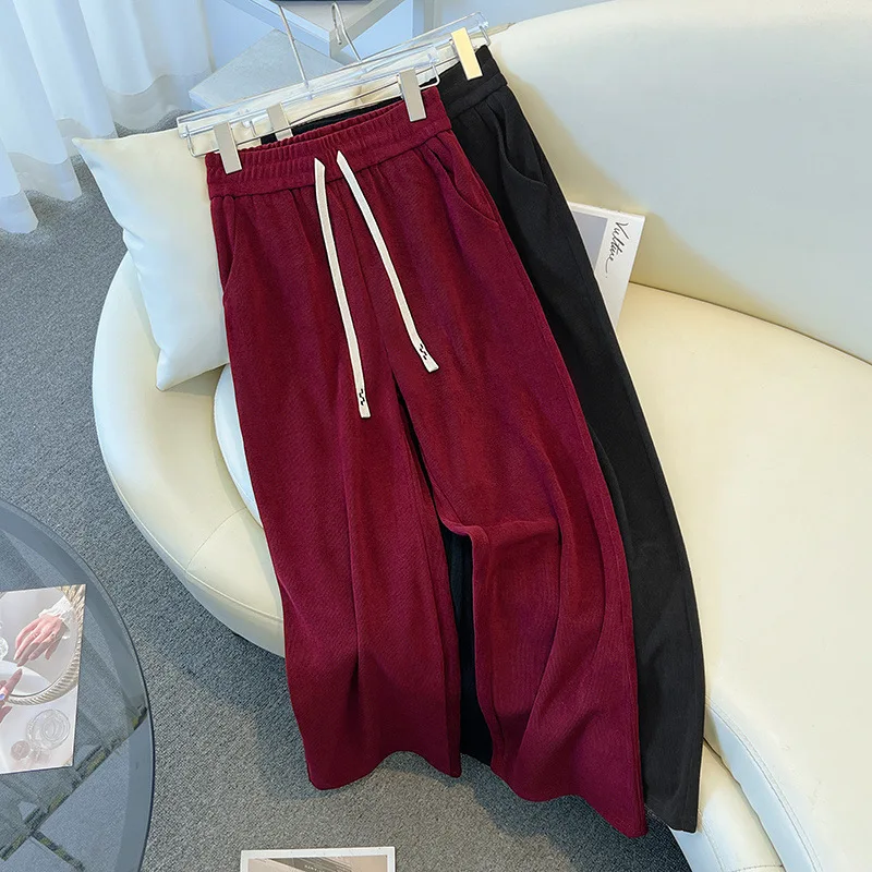 Женские флисовые прямые брюки на осень/зиму 5XL 6XL 7XL 8XL 9XL 150 кг
