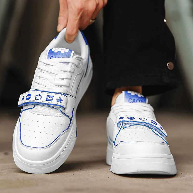 Мужские кроссовки на платформе обувь высокого качества уличная для скейтборда