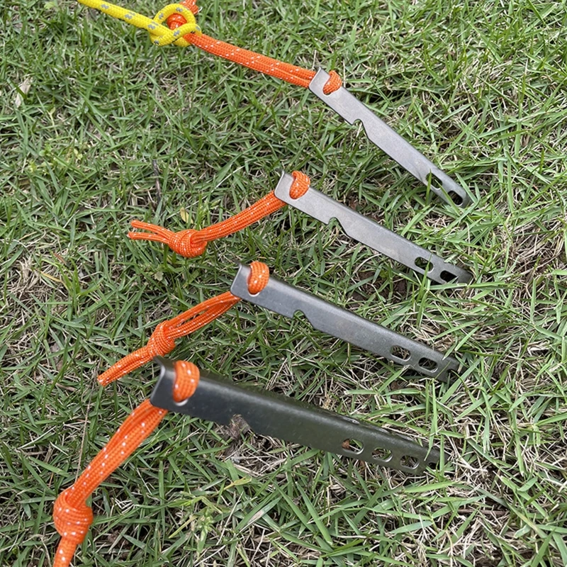 

448D Portable Unlimited Camping Titanium Rod V Type Tent for Outdoor Camping Tent Titanium Nail